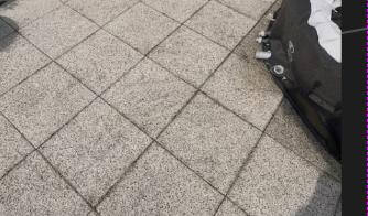 Terrasse nach der Reinigung